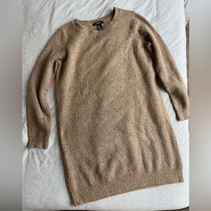 Forever 21 | Size Small | Tan/Brown Sweater Dress